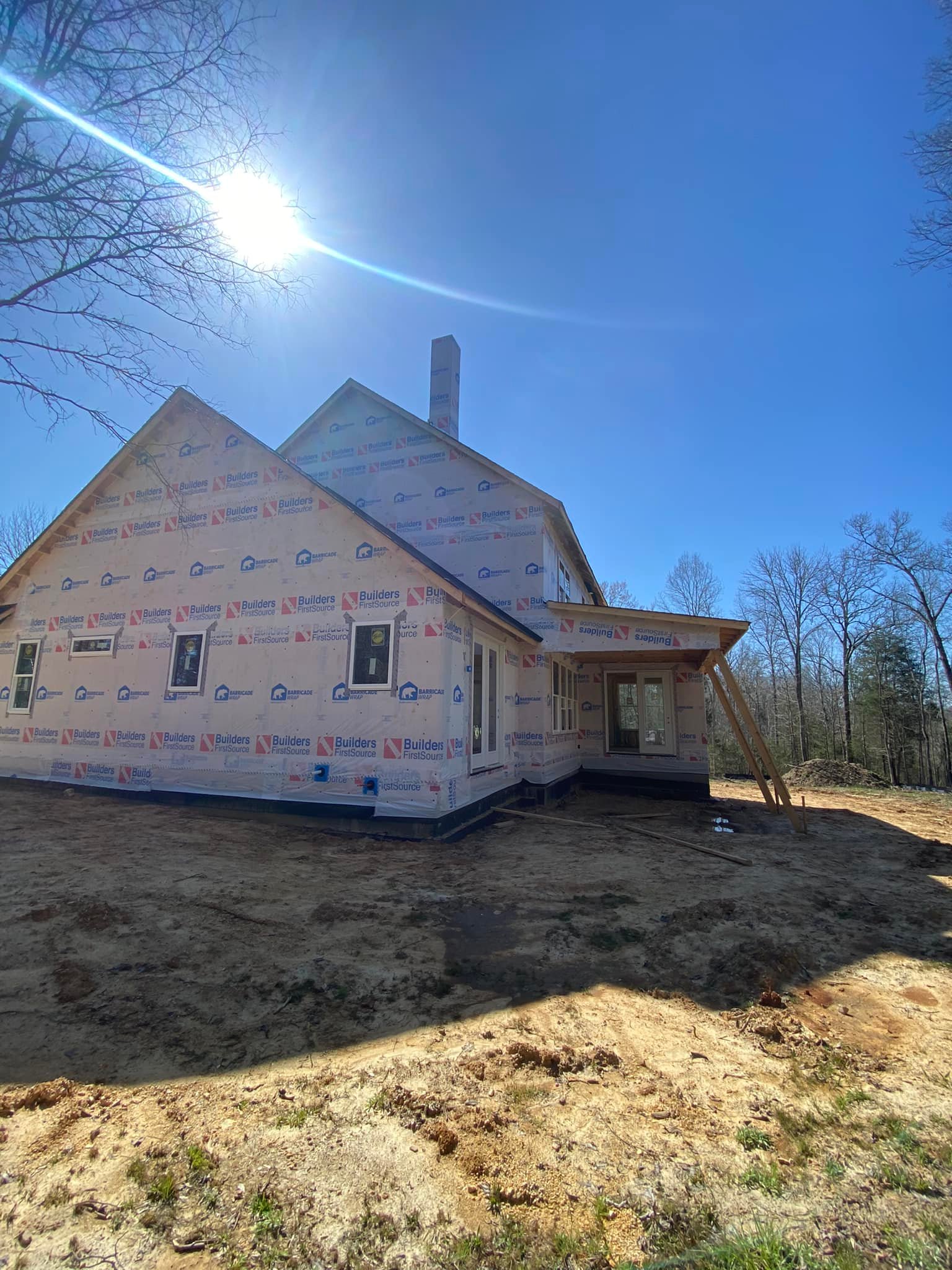 New home construction project