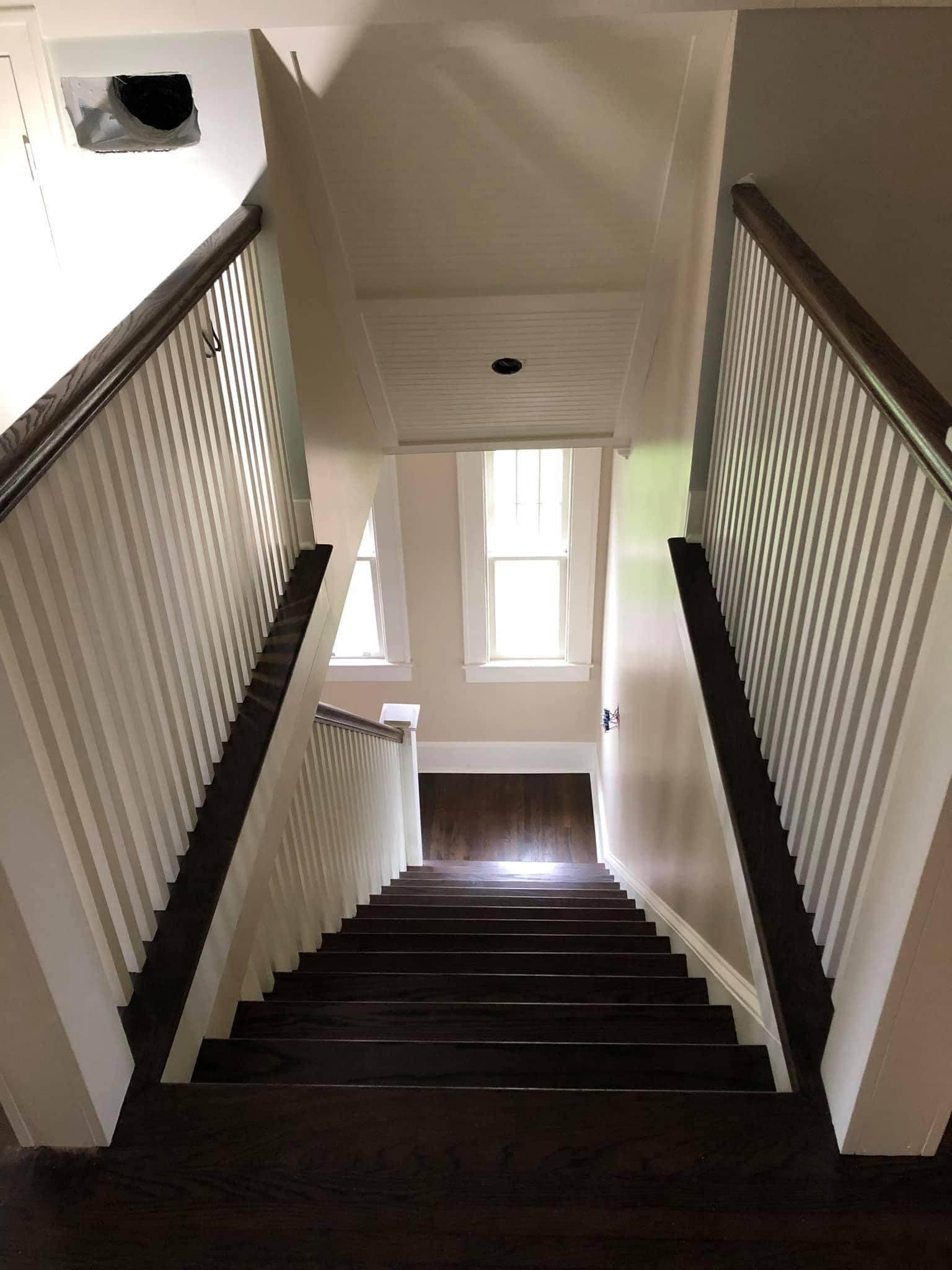 Staircase construction progress